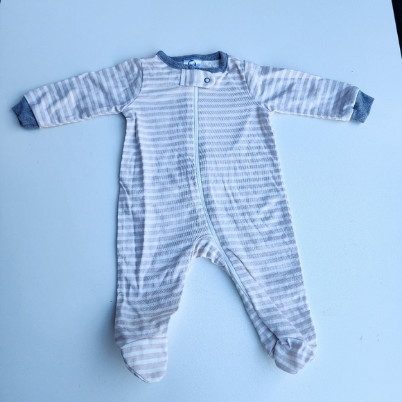 Lot of 3 Carter's Cat Jack NewBorn Baby Long Sleeve Sleepers Footless Red NB - Picture 8 of 10